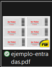 Ejemplo de documento impreso